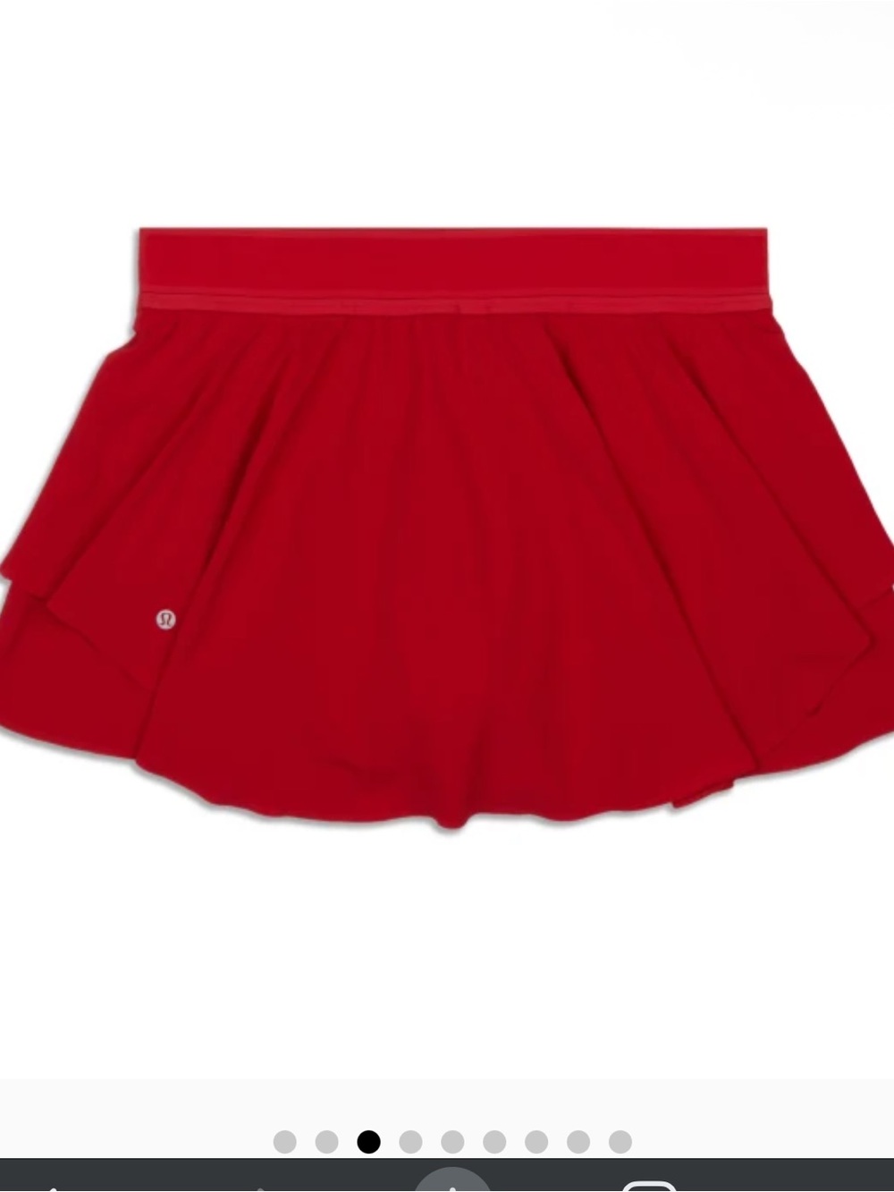 Lululemon Court Rival High Rise Skirt - Red - Picture 5 of 5